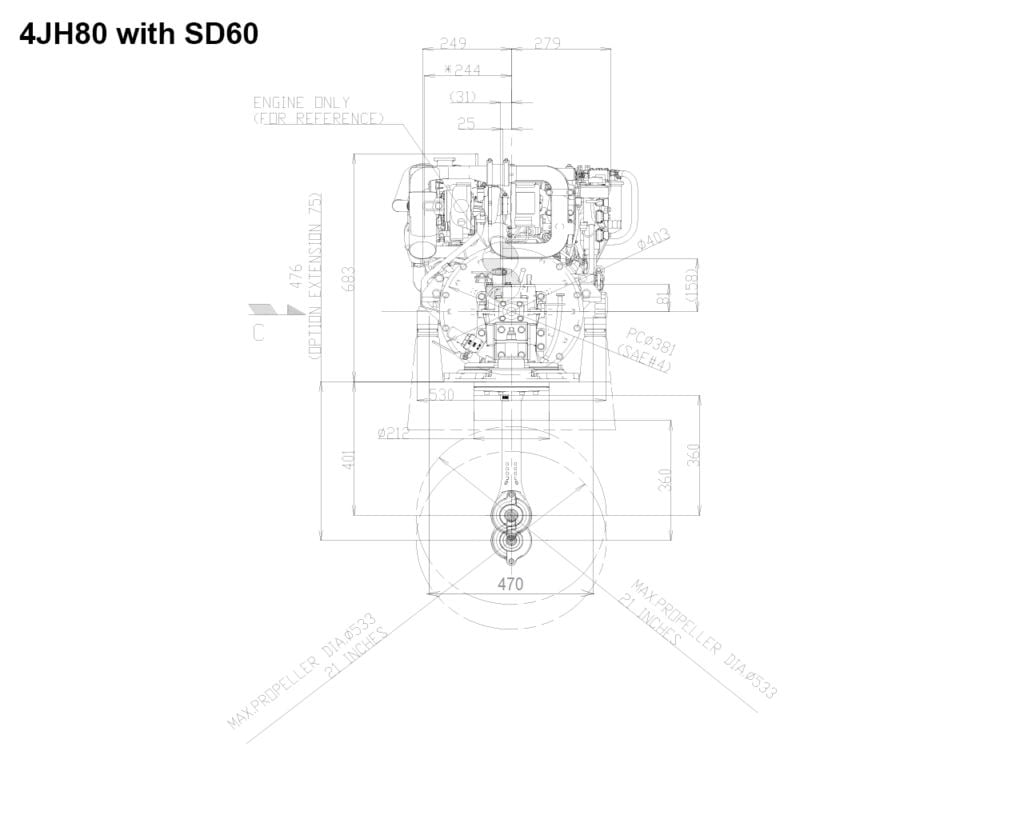 4JH80 với SD60